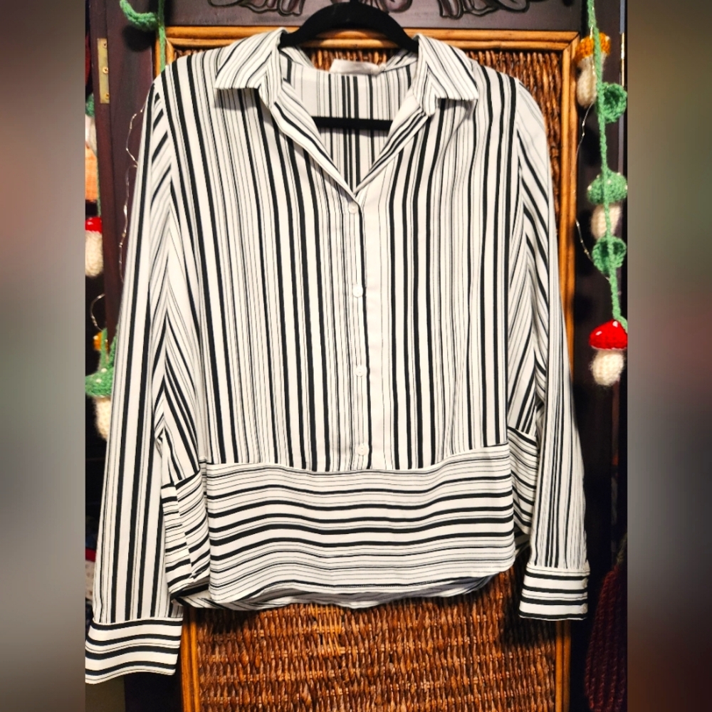 All in Favor loose fitting blouse